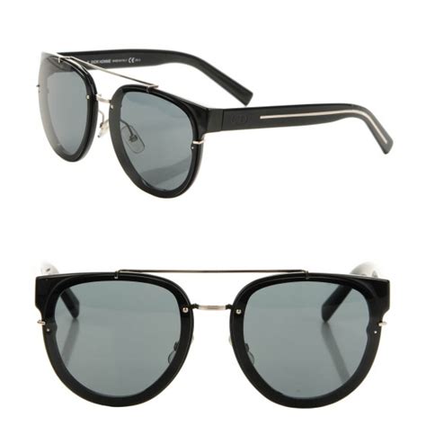 christian dior black tie sunglasses